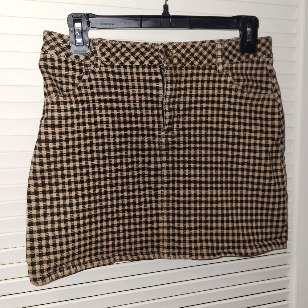 Checkered Micro Mini